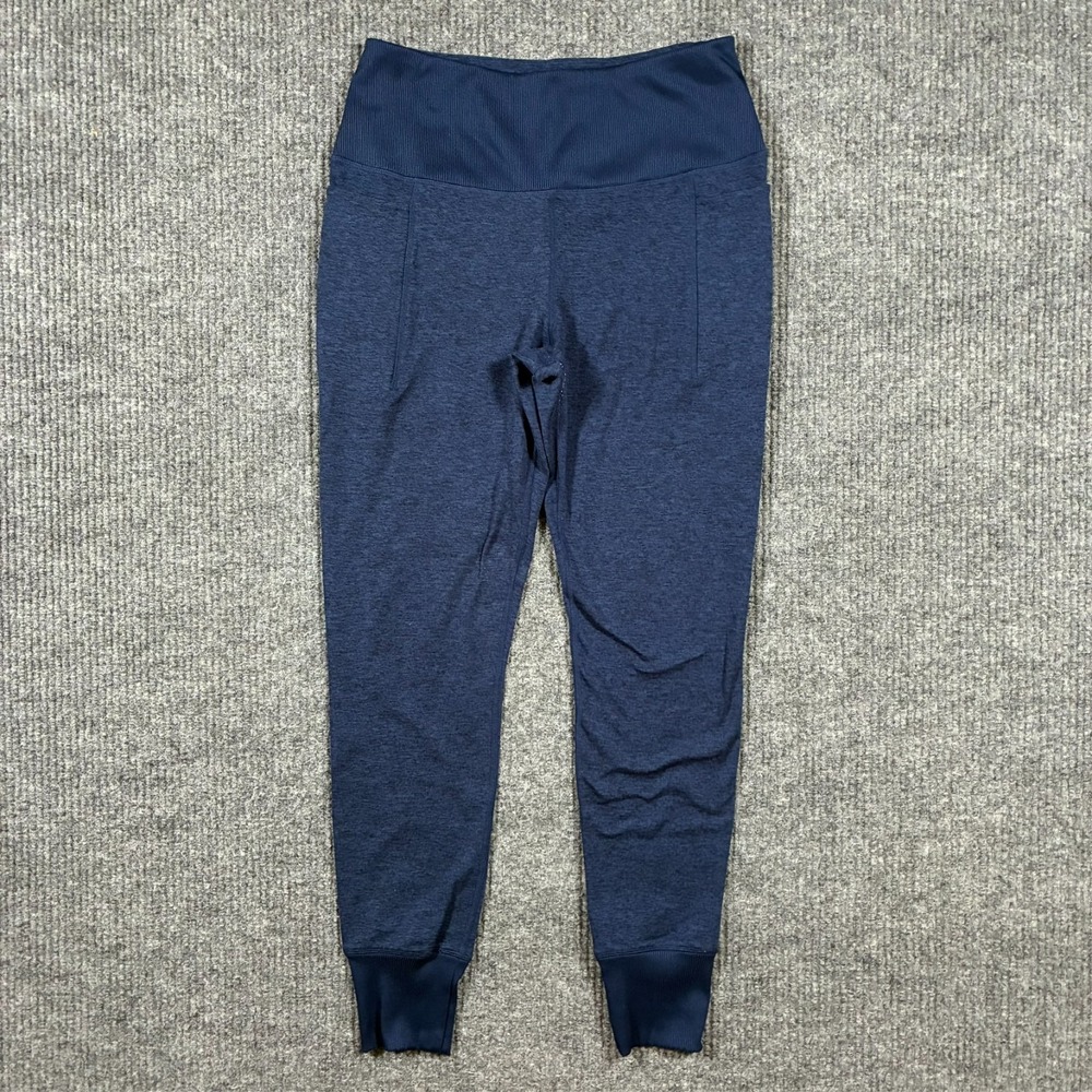 Mondetta Performance + Luxury Jogger Pants Womens Size L‎ Blue Pull On Mid Rise